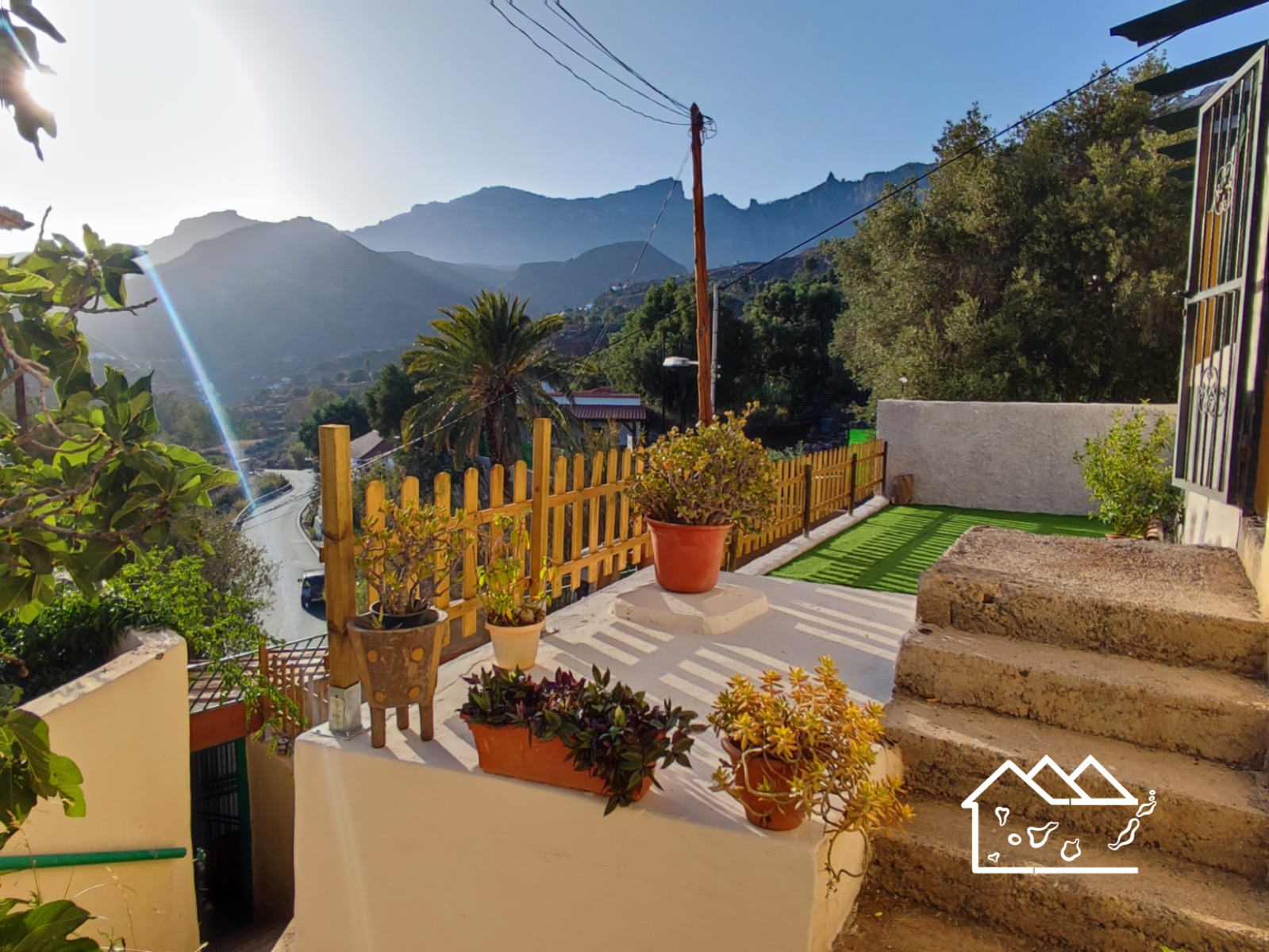 Vistas terraza casa rural